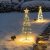 Solar Metal LED Christmas Tree